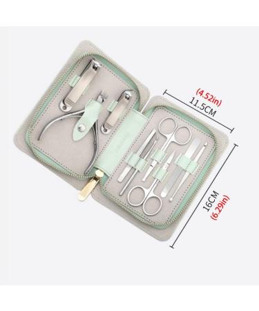 Nail Clipper Set 9-Piece Stainless Steel Nail Set Home Professional Pedicure Nail Set Portable Travel Beauty Set with Portable Fashion Bag Nail Clipper Kit (Color : Pink) - Buy Online on GoSupps.com