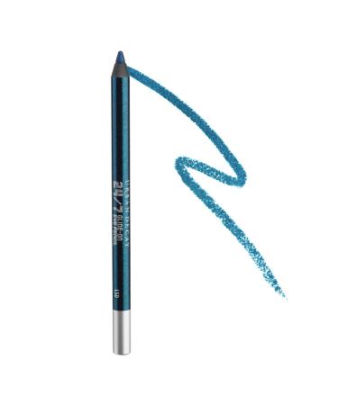 URBAN DECAY 24/7 Glide-On Waterproof Eyeliner Pencil - Smudge-Proof - 16HR Wear - Long-Lasting  Ultra-Creamy & Blendable Formula - Sharpenable Tip LSD (navy shimmer with bright turquoise micro-sparkle)