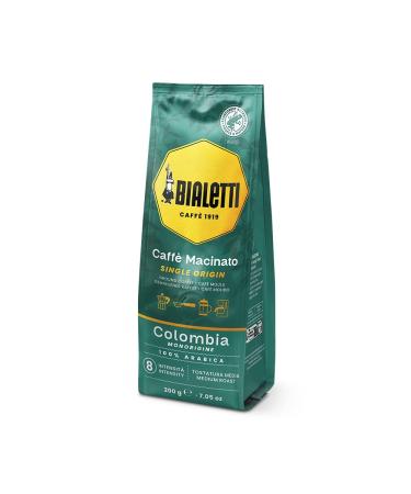 Bialetti Caf Moulu Colombie Origine Unique 100 Pour Cent Arabica 200g Torr faction Moyenne Intensit 8