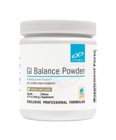 XYMOGEN GI Balance Powder - Soothing GI Tract Support with Marshmallow Root Licorice Quercetin Zinc L-Carnosine Aloe Gastric Mucin - Supports Gut Health + Healthy Bowel Function - Chai (6.77 oz) - Buy Online on GoSupps.com