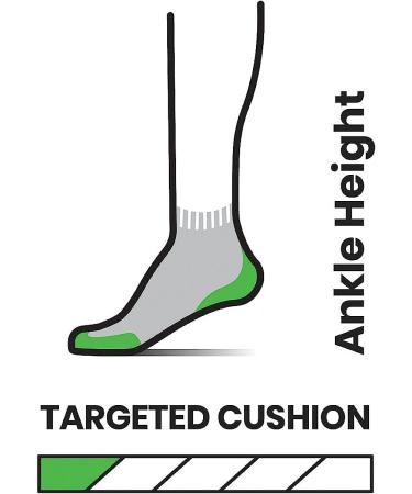 Smartwool Women's Run Targeted Cushion Ankle Socks - Medium, Light Gray - Buy Online on GoSupps.com