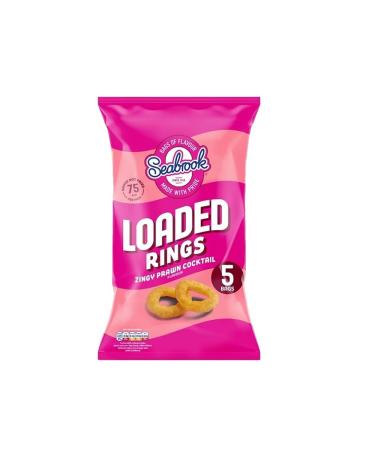 Chips Crisps Bags Collections - Deliciously light & Crispy Chips Bags (loaded rings zingy prawn cocktail (5 x 16g) 2 Packs)