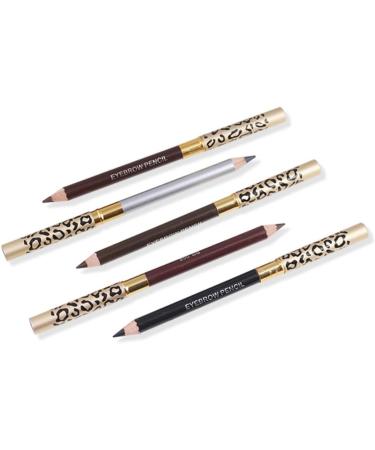 DRESSOOS 2pcs Makeup Eyebrow Pencils Double Head Eyebrow Pencil Long Lasting Eyebrow Pencils Eyebrow Pencil Brush - Buy Online on GoSupps.com