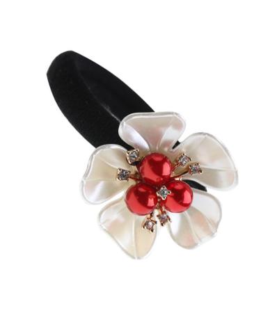 HONMEET Hair Accessories Hair Rope Tocados Para El Curly Hair Ties Petal Hair Scrunchies Creative Hair Accessories Pearl Hair Accessories Scarves for Women Dressy Multi-