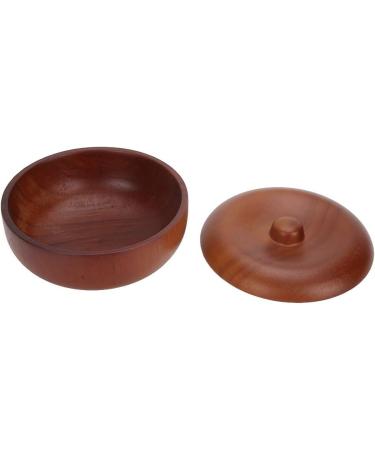 Premium Wooden Shaving Bowl | 3.7x1.7in Barber Tool for Men | Ideal Shaving Soap Bowl for a Perfect Shave - Buy Online on GoSupps.com