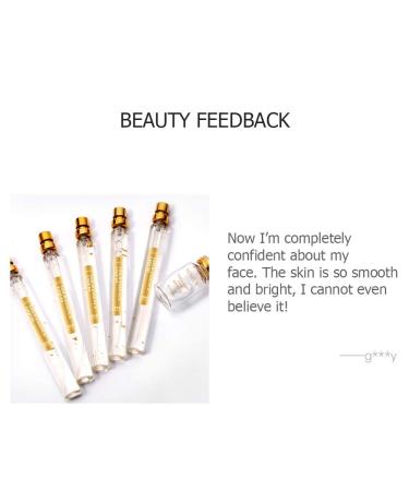 VENZEN Gold Protein Peptide Essence Serum for Combination Skin | 5x15ml | Deep Moisturizing & Skin Improvement - Buy Online on GoSupps.com
