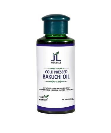 JL Herbals Bakuchi Oil 100ml (3.5 fl.oz) | Babchi | Psoralea corylifolia | 100% Pure & Undiluted | Cold Pressed | for External USE ONLY | USE After Dilution