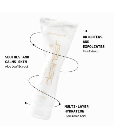 Kara Beauty Rice Foaming Cleanser Lightweight Face Wash with Rice Bran Extract and 5 Layer Gentle Foaming Facial Cleanser Travel Size Face Wash for Daily Skin Care Cleansing Brightening for Women - Buy Online on GoSupps.com