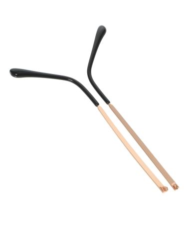 Coolhiya 1 pair of glasses accessories Glass tips spare parts for glasses Exchange of the glasses hinge glasses arm glasses Arms Arms Exchange of glasses tube sleeve glasses Bones sunglasses metal rose gold 13.6x0.6cm