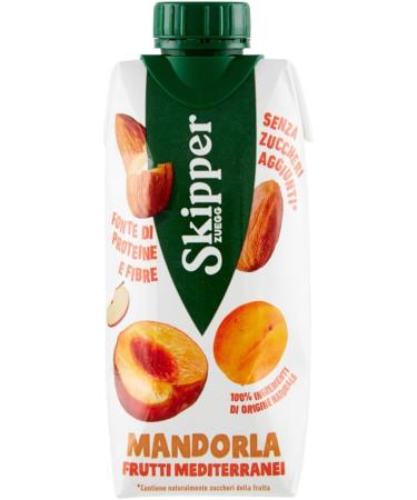  Italian Gourmet E.R. Zuegg Skipper Mediterranean Fruit Almond 330ml + Polpa Italian Gourmet 400g Pack of 18 - Buy Online on GoSupps.com