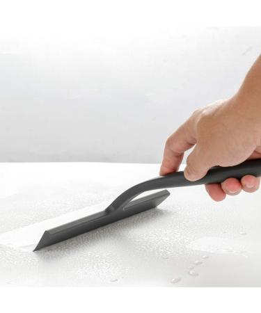 Silicone Bathroom Shower Squeegee with Hook Window Glass Wiper Scraper Cleaner for Bathroom Kitchen Car Glass - Buy Online on GoSupps.com