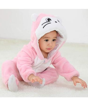Cooky.D Unisex Winter Hooded Romper Jumpsuit - 12-18 Months - Cat Design - Buy Online on GoSupps.com