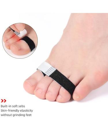 VIEEL Reusable Fabric Hammer Toe Wraps - Toe Corrector & Protectors (8 Pack) - Buy Online on GoSupps.com