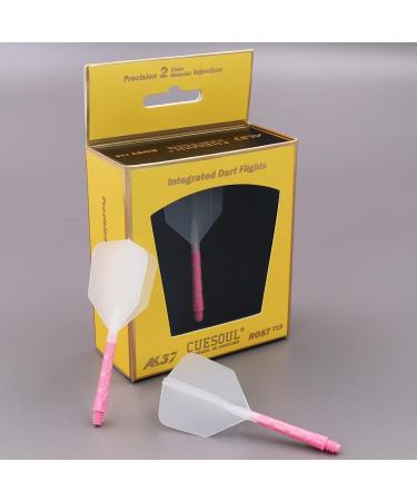 CUESOUL ROST T19 Pink Integrated Dart Shaft and Flights - 33mm Big Wing Shape - Buy Online on GoSupps.com