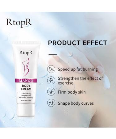 RtopR Mango Anti Cellulite Slimming Cream - Fat Burning & Weight Loss Formula - Buy Online on GoSupps.com