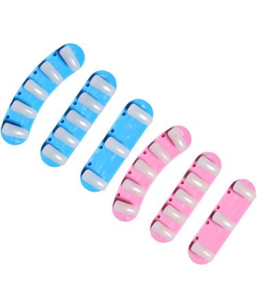 Healeved 4 Boxes Nail Practice Rack Fingernail Art Stand Nail Tips Training Tool Nail Tip Practice Base Nail Practice Base Nail Practice Holder Nail Display Stand Manicure Nail Tray - Buy Online on GoSupps.com