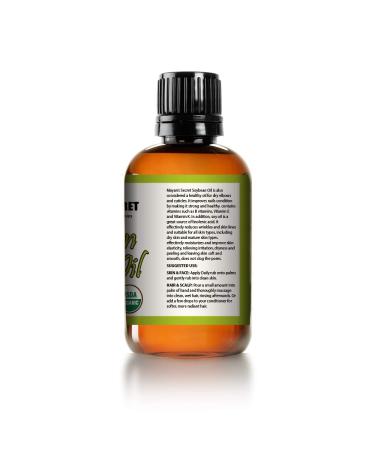 Organic Cold Pressed Soybean Oil - USDA Certified for Skin, Hair & Body - 4 fl oz - Buy Online on GoSupps.com