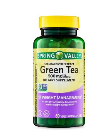 THREE PEBBLES Green Tea Extract 500 mg Capsules with 250 mg EGCG - 60 Veg Greentea Pills for Energy & Metabolism - Non-GMO Vegan. (2 Months Supply)