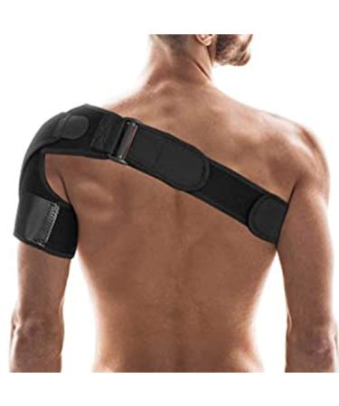 Copper Joe Adjustable Shoulder Brace - Ultimate Copper-Infused Support for Rotator Cuff, Tendonitis, Tears, Dislocation, and Bursitis - Buy Online on GoSupps.com