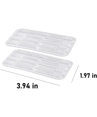 20 Pcs Clear Silicone Back Foot Stickers - Thin Adhesive Tape for Anti-Slip Protection - High Heel Liners for Women - Buy Online on GoSupps.com