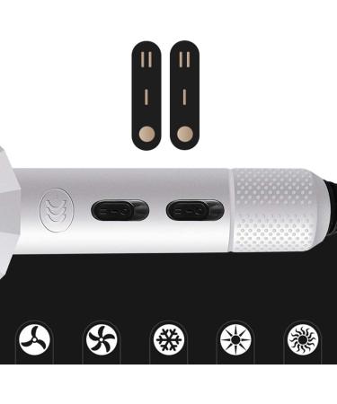 Professional Hair Dryer 2000W Hair Dryer Set Travel Hairdryer Hair Straightener with 9 Pieces of Accessories 2 Speed 3 Heat Negative Ions Overheat Protection Salon Tools Household for Salon Home White - Buy Online on GoSupps.com