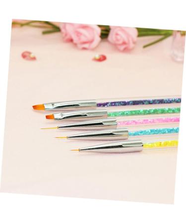 minkissy 5 Sets Nail Pen Nail Art Pen Household Tools Nails Kits Dotting Pen Wear- Resistant Nail Art Liner Brush Professional Manicure Kit Home Tools Nail Art Supply 3d Drilling Abs Polly - Buy Online on GoSupps.com