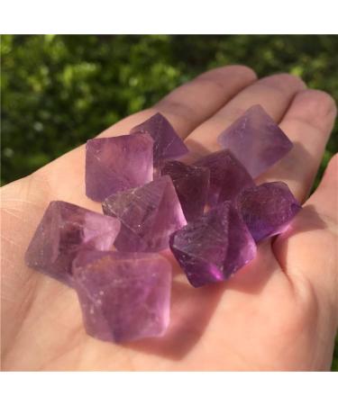3 Pieces Natural Fluorite Crystal Rock Stone Stone Raw Specimen Quartz Crystal Aquarium Decoration Can be Used for Home Office Decoration - Buy Online on GoSupps.com