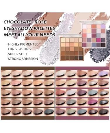 YBUETE Makeup Set Makeup Set for Women Full Kit Makeup Gift Set Foundation Eyeshadow Eyeliner Eyebrow Pencil Counter Highlighter Stick Blusher Lip Gloss Brush Set Sponges Makeup Bag Set B - Buy Online on GoSupps.com