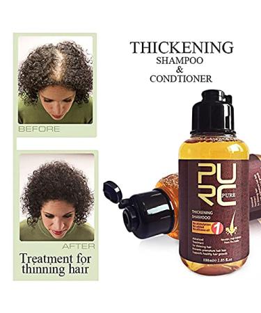 PURC Fast Hair Growth Treatment & Shampoo | Ginseng & Ginger - Effective Hair Loss Solution - Buy Online on GoSupps.com
