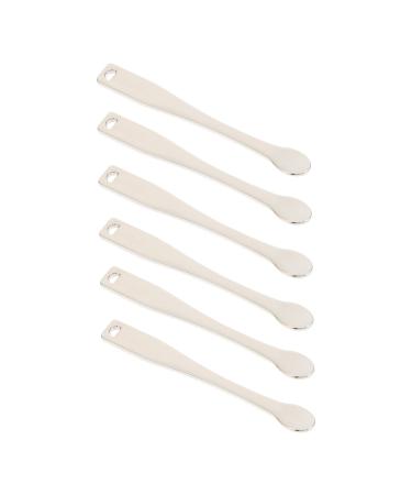 minkissy 12 Pcs Electroplating Cream Spoon Skin Care Tools Mini Spatula Moisturizer Face Cream Facial Spatula Make up Kit Skincare Products for Face Mini Spoons Scraper Zinc Alloy Pack 1 count (Pack of 1) Silverx2pcs