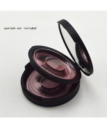 4Pcs Empty Round Lash Boxes - Double-Layer Eyelash Storage 3D False Eyelashes Packaging Gift Case with Makeup Mirror - Ideal Organizer for Women & Girls - Buy Online on GoSupps.com