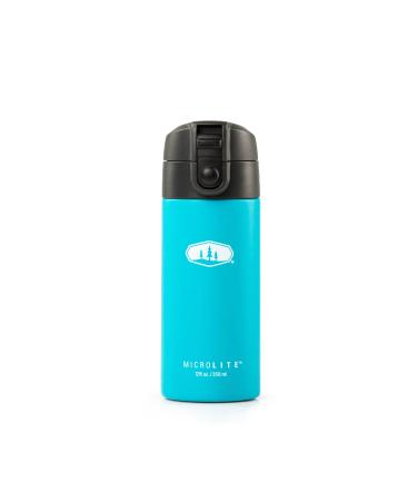 GSI Outdoors Adult Unisex Microlite 350 FLIP Thermos Sky Blue 12 OZ