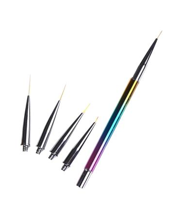 minkissy 1 Set Nail Art Drawing Pen Nail Salon Supplies Nail Art Supplies Manicure Pens Nail Line Pens Nail Art Brush Manicure Painting Salon Nail Art Tools Nail Brush Painted