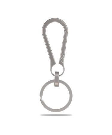 Keyring snap hook for keys Robust strong carabiner key holder made of titanium Upgraded models