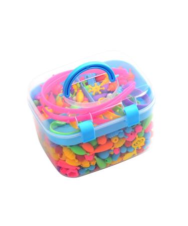 KONTONTY 1 Box Toys Bracelets DIY Necklaces Beads Little Girl Jewelry Jewelry Cute Bracelets for Little Girl Necklace Necklace Rayan Toys for Pop Snap Beads