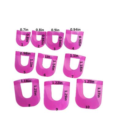 Xianglangsuccess 26-Piece Reusable Soft Plastic Nail Polish Moulds - Spillproof Clip Nail Polish Protection Tools - Buy Online on GoSupps.com