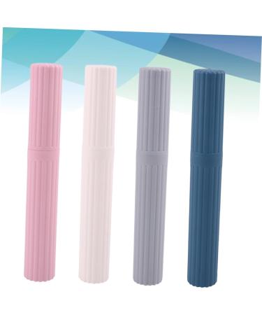 PLAFOPE Portable Toothbrush Container Set - 4 Travel Toothbrush Cases - Ideal for International Travel - Buy Online on GoSupps.com