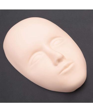 Silicone Face Exercise Head for Makeup Practice - Eyebrow Lips & Eyelash Extensions - Buy Online on GoSupps.com