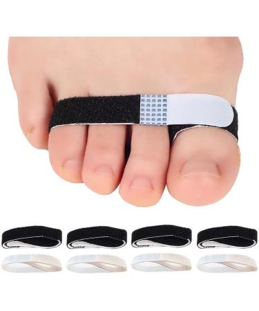 VIEEL Reusable Fabric Hammer Toe Wraps - Toe Corrector & Protectors (8 Pack) - Buy Online on GoSupps.com