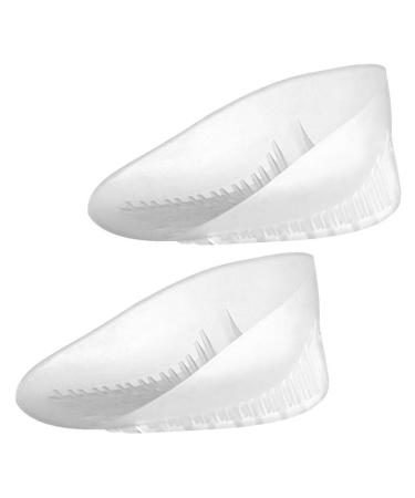 Gatuida 1 Pair Inner Heightening Half Pad Heightening Half Pad Shoe Sole for Men/Women Plantar Inserts Shoe Sole Pad Shoe Elevator Cup Heel Cushion Support Insoles Sports Sebs Man Lift