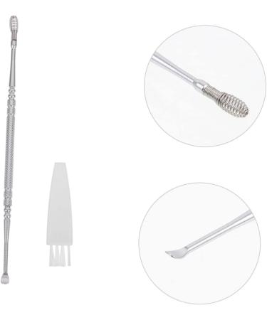 FRCOLOR 4pcs Spiral Ear Wax Removal Tool - Stainless Steel Ear Pick Set for Ear Cleaning - Compact Ear Curette for Household Use - Buy Online on GoSupps.com