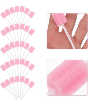 Disposable Oral Care Sponge Swabs - Pink Pack of 30 | Cleaning Mouth Swabs for Easy Oral Hygiene - Buy Online on GoSupps.com