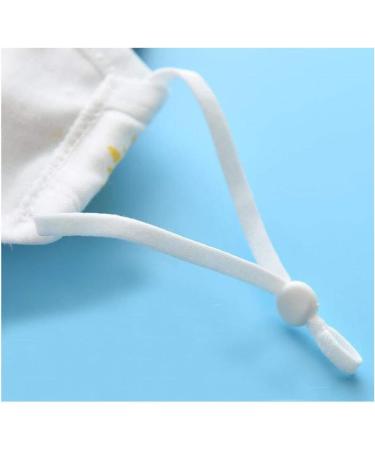 20 pcs Adjustable Elastic Bands with Silicone Buckle for DIY Handmade Masks (White) - Buy Online on GoSupps.com
