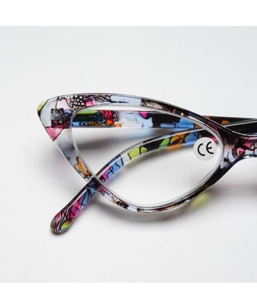 Vevesmundo Women's Modern Cat Eyeglasses - Clear Reading Aid +1.0 to +4.0 - Stylish & Comfortable - Buy Online on GoSupps.com
