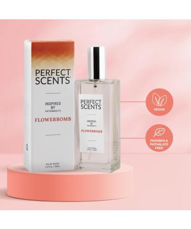 Perfect Scents Fragrances | Inspired by V&R s Flowerbomb | Women s Eau de Toile e | Vegan Paraben Phthalate Free | Never Tested on Animals | 3.4 Fl Oz Flowerbomb 3.4 Fl Oz (Pack of 1) - Buy Online on GoSupps.com