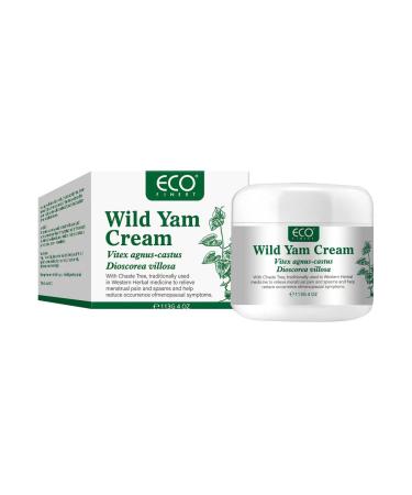 Wild Yam Cream Hormone Balance 100% Natural Women's Organic Wild Yam Root Cream Promoting Perimenopause & Menopause Support for All Skin Types White