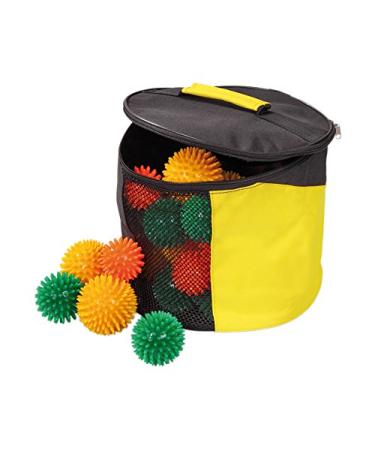 Betzold - Hedgehog balls 25 pieces various sizes - massage balls pimple balls Nocolor