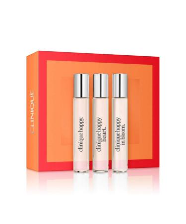 Clinique "A Little Happiness" set of 3 Perfumes: Happy, Happy at Heart & Happy in Bloom. Travel Size - Buy Online on GoSupps.com