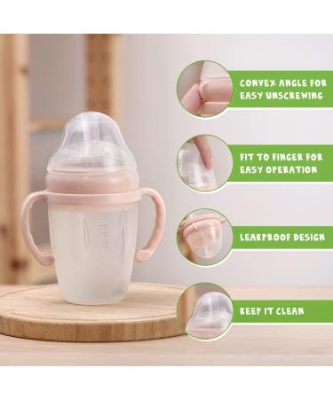 Haakaa Gen.3 Silicone Sippy Cup Peach - 8oz. Toddler Straw Trainer Cup - Buy Online on GoSupps.com
