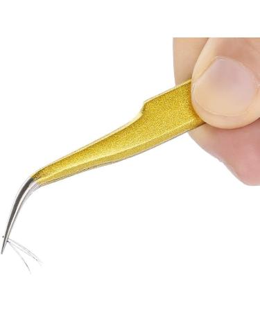 Buy Figette Eyelash Extension Tools | Professional Stainless Steel Curved & Straight Tweezers for False Eyelashes - International Shipping - Buy Online on GoSupps.com